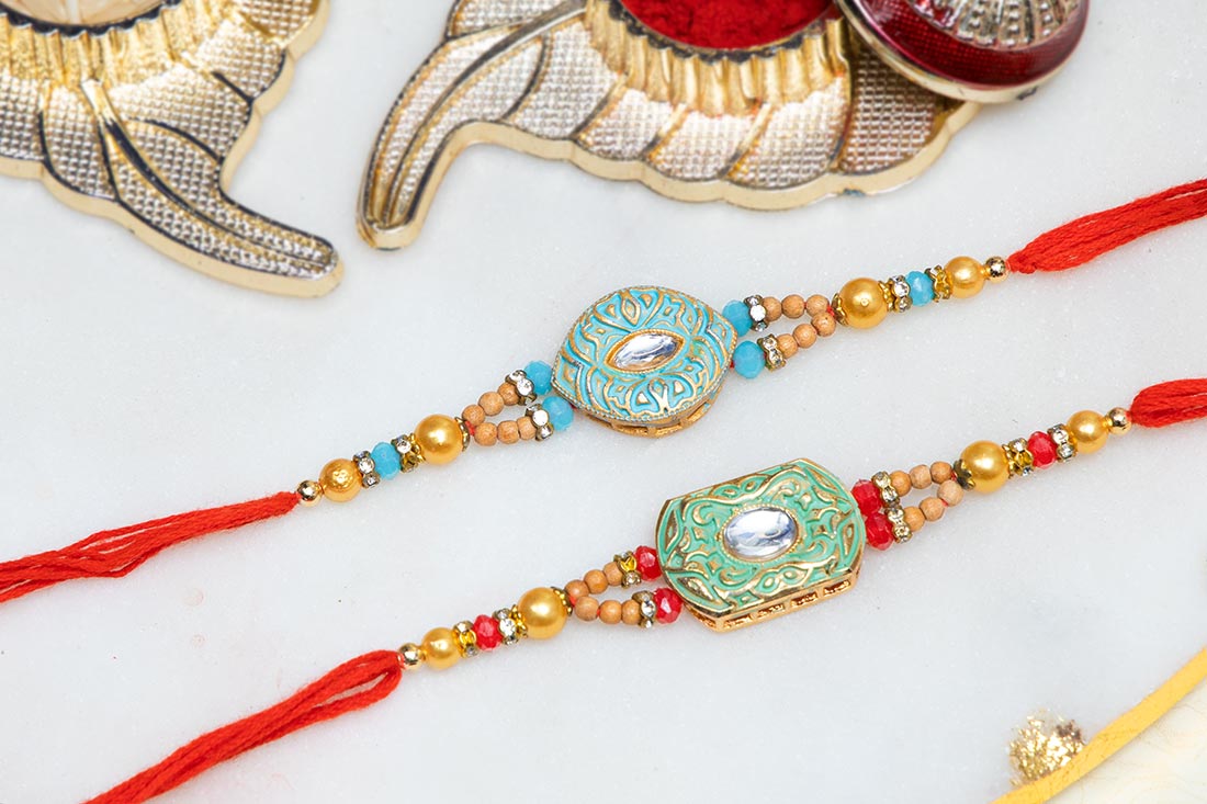 Embellished Rakhi Combo