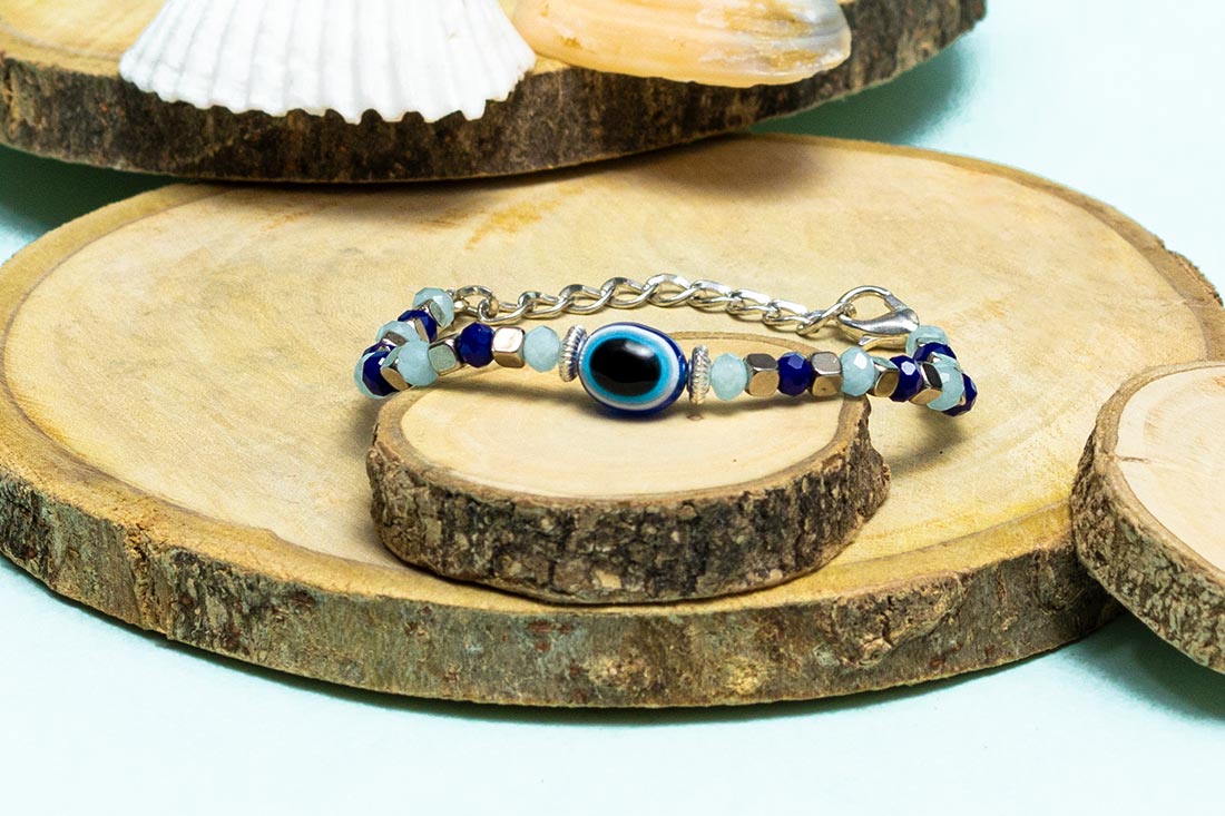 Evil Eye Rakhi Cum Bracelet