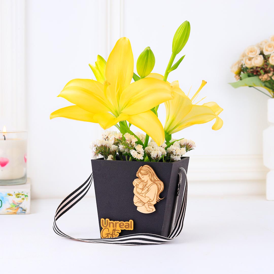 Flower and Chocolate For Mom