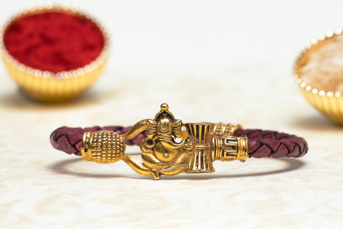 Golden Ganesha Bracelet