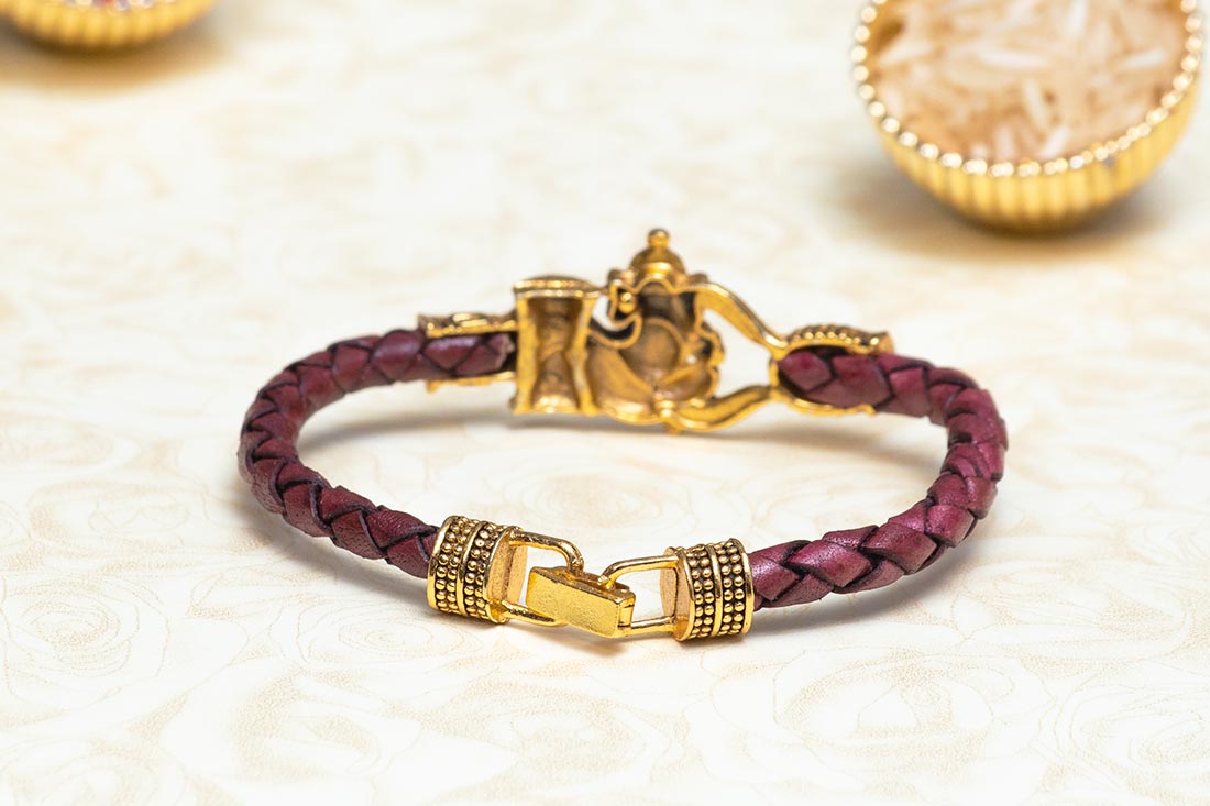 Golden Ganesha Bracelet