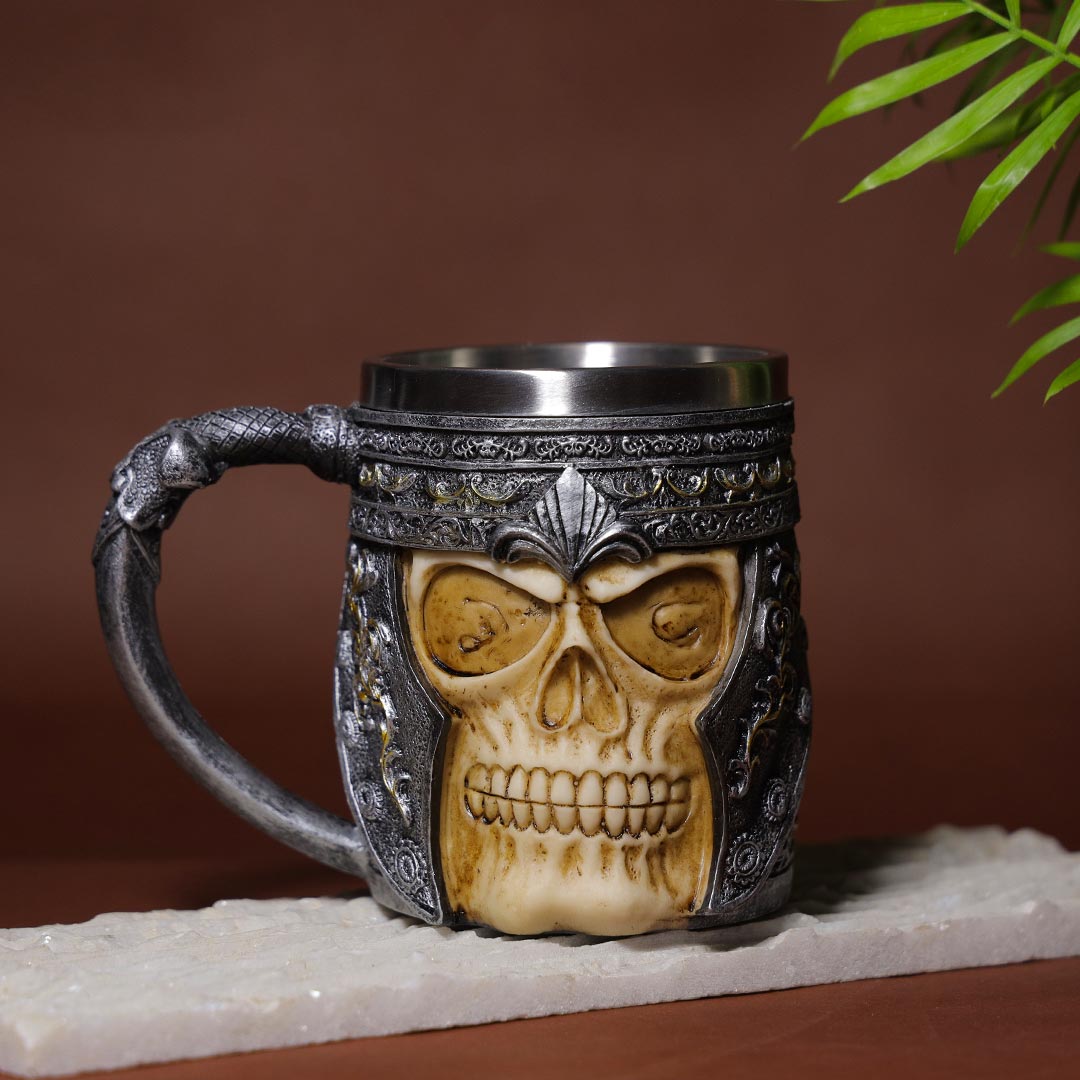 Half Skull Coffee Mug