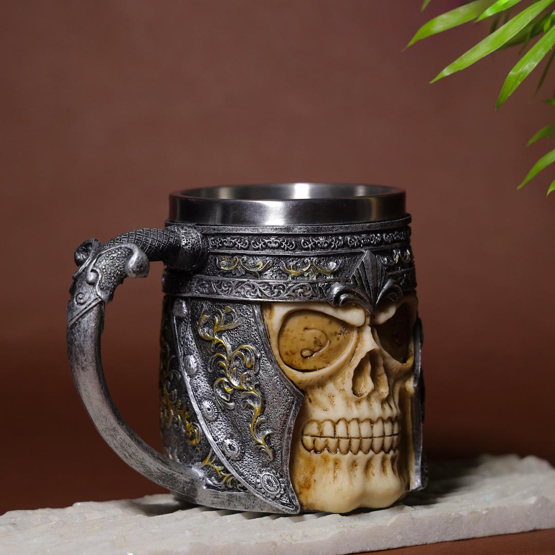 Half Skull Coffee Mug