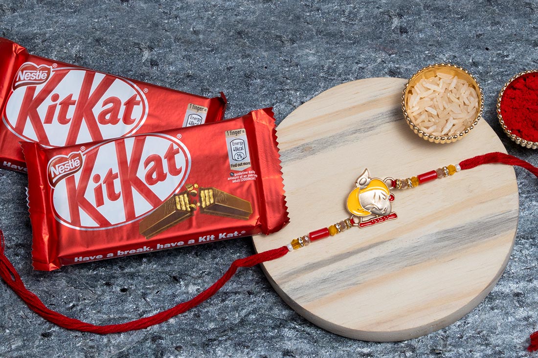 Buy Krishna Rakhi Combo