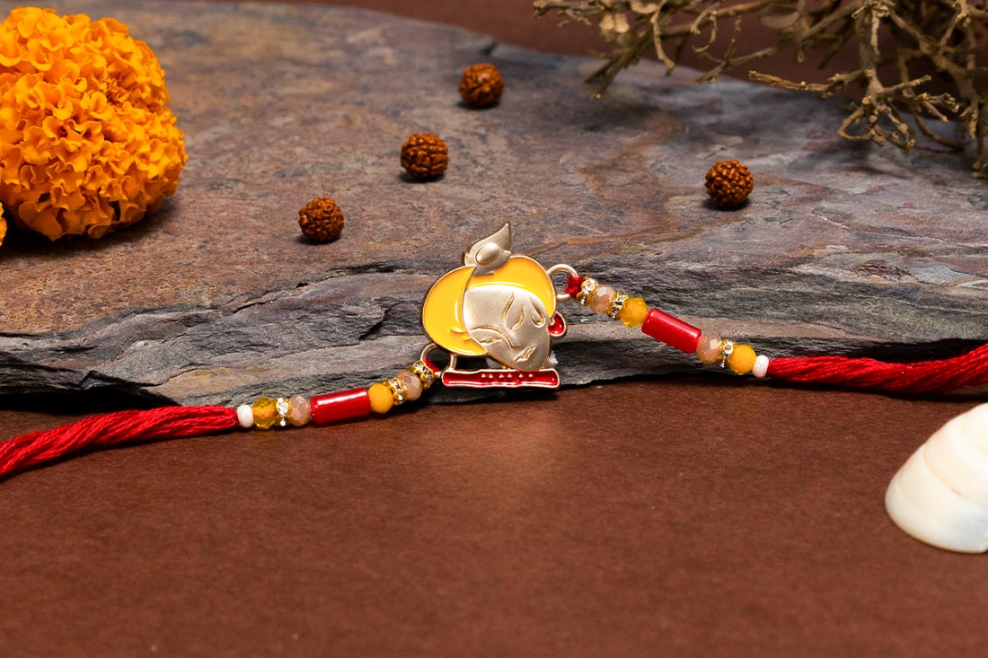 Krishna Silver Rakhi Buy Online
