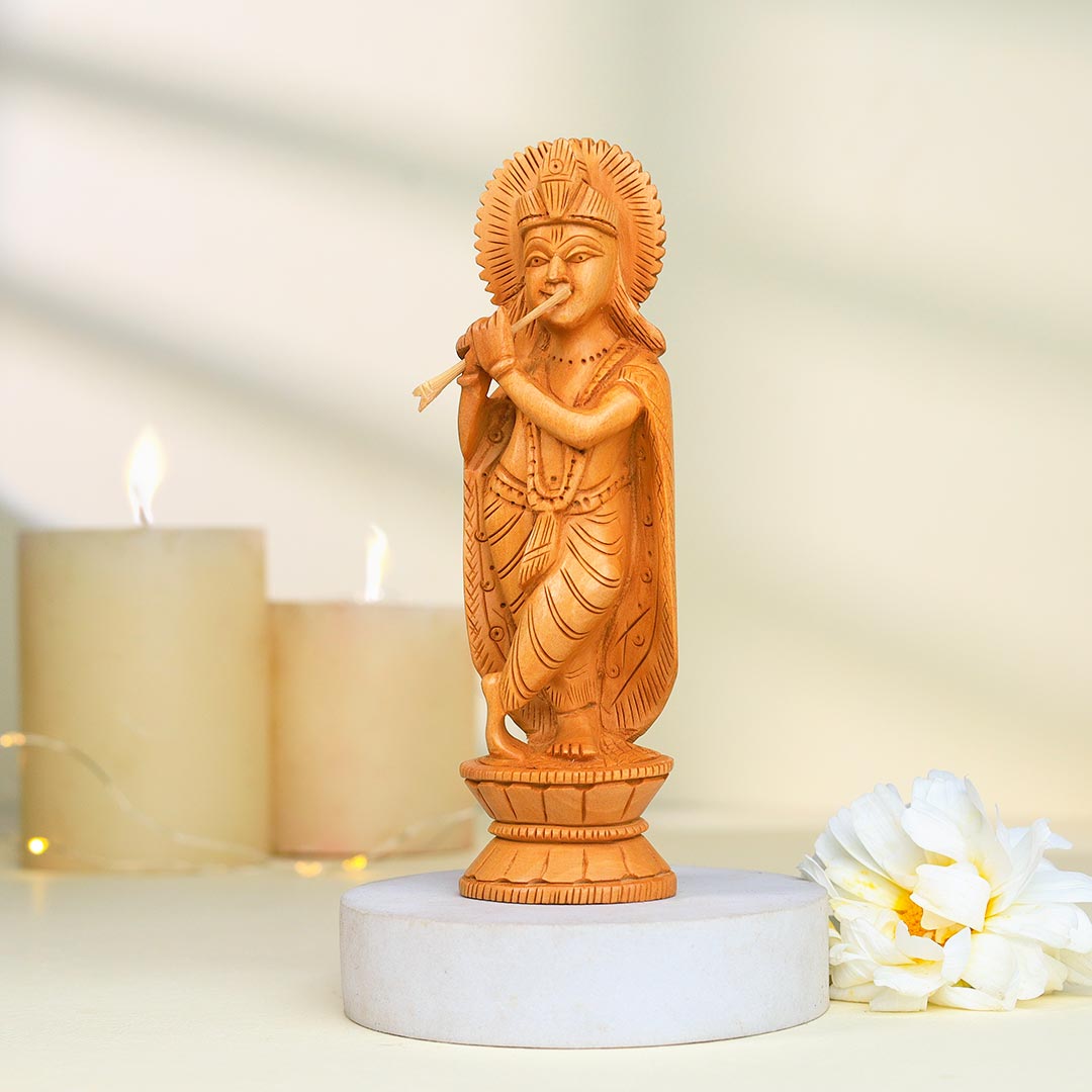 Lord Krishna With Flute