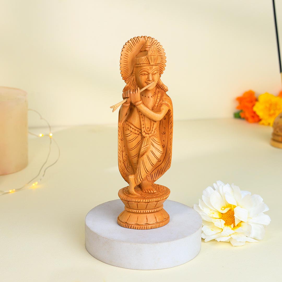 Lord Krishna With Flute