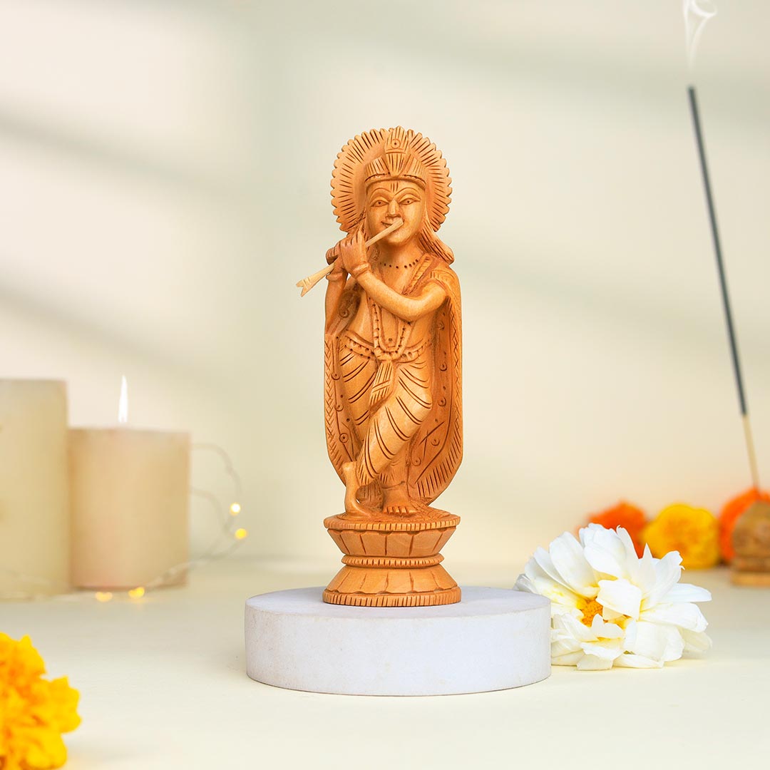 Lord Krishna With Flute