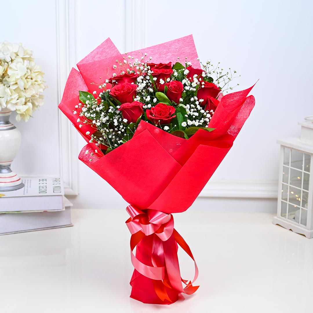 Love Forever Red Rose Bouquet Buy Online