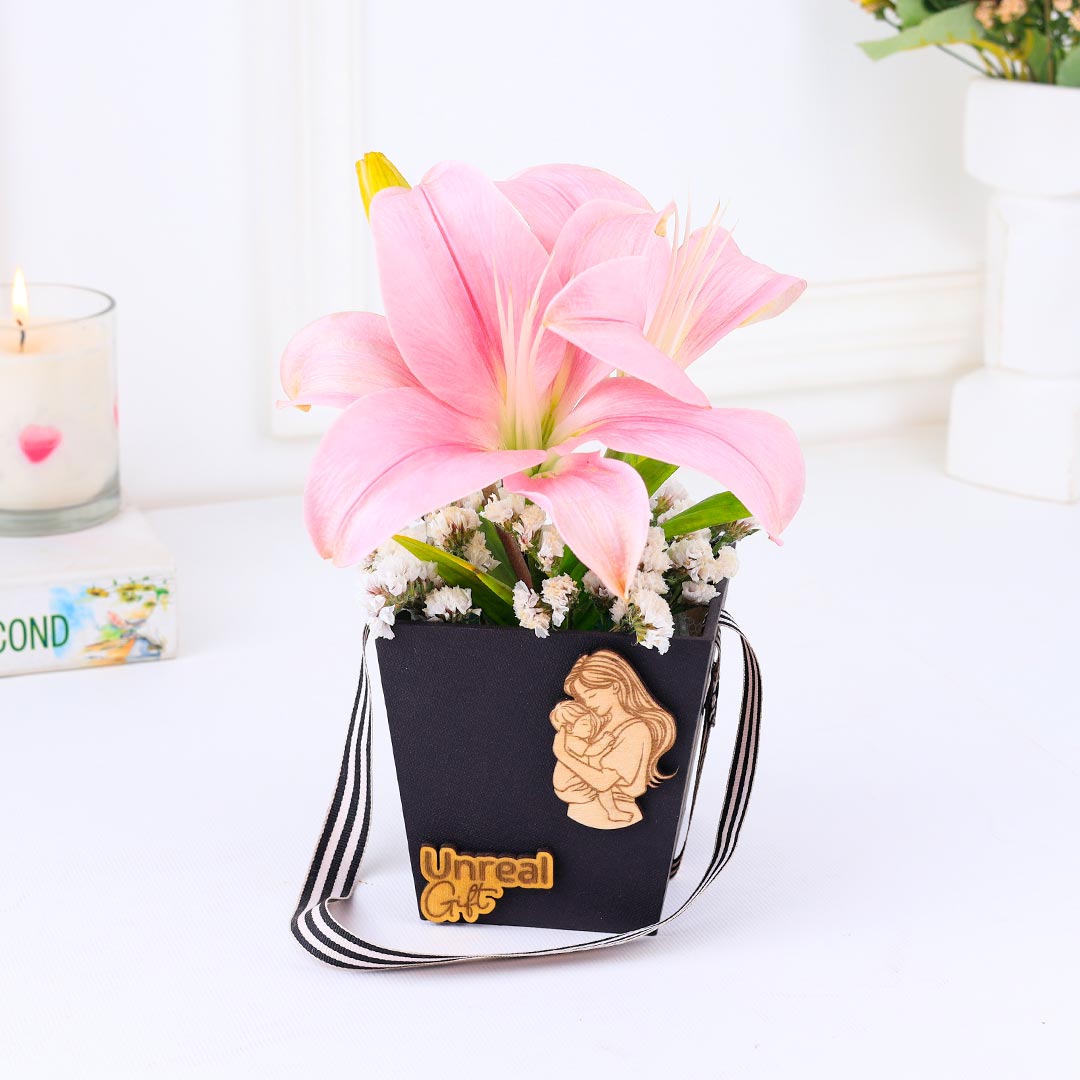 Order Love You Mummy N Pink Lily Online