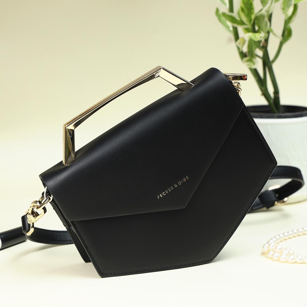 Luxury Black Party Purse