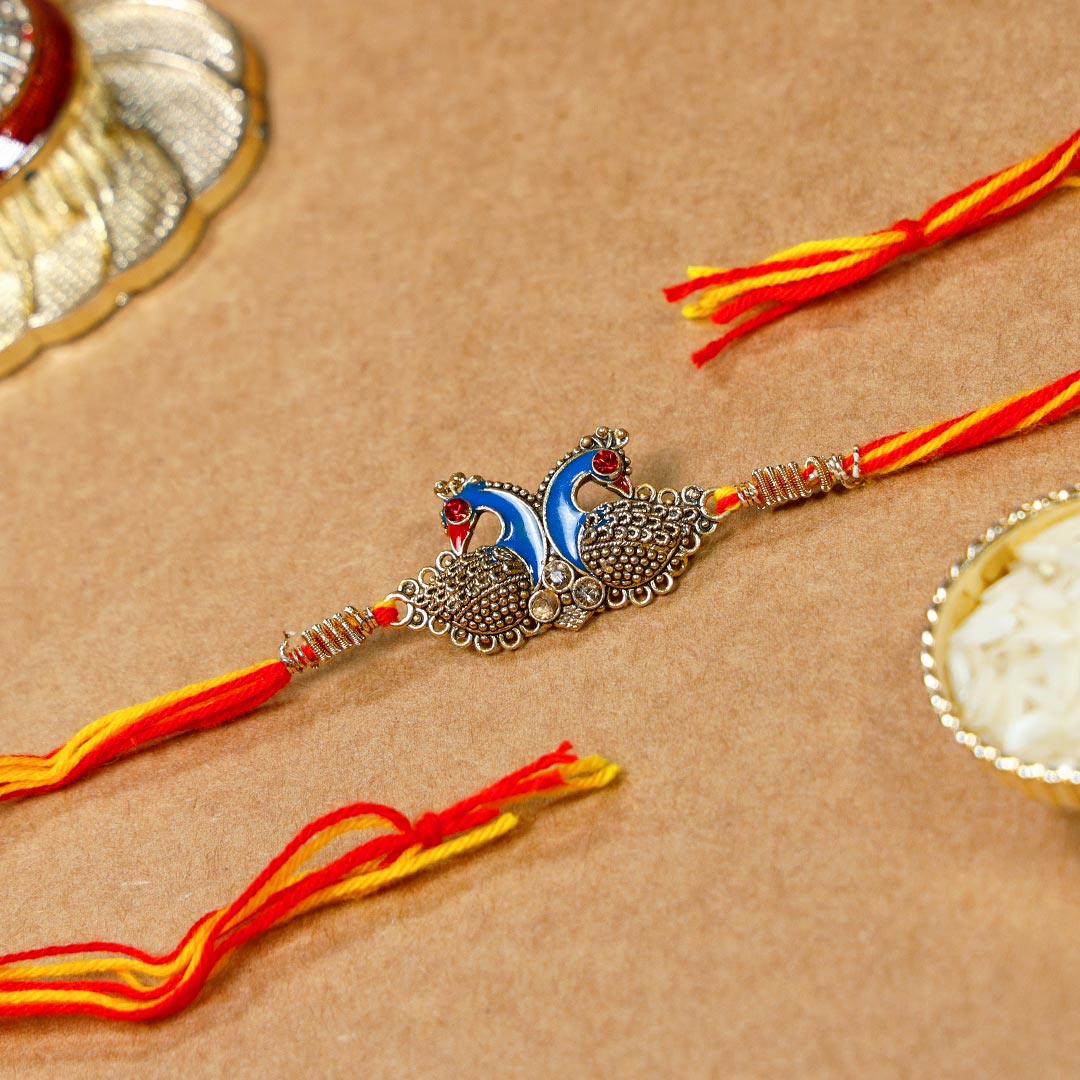 Mauli Rakhi With Roasted Kaju N Almond Saffaire