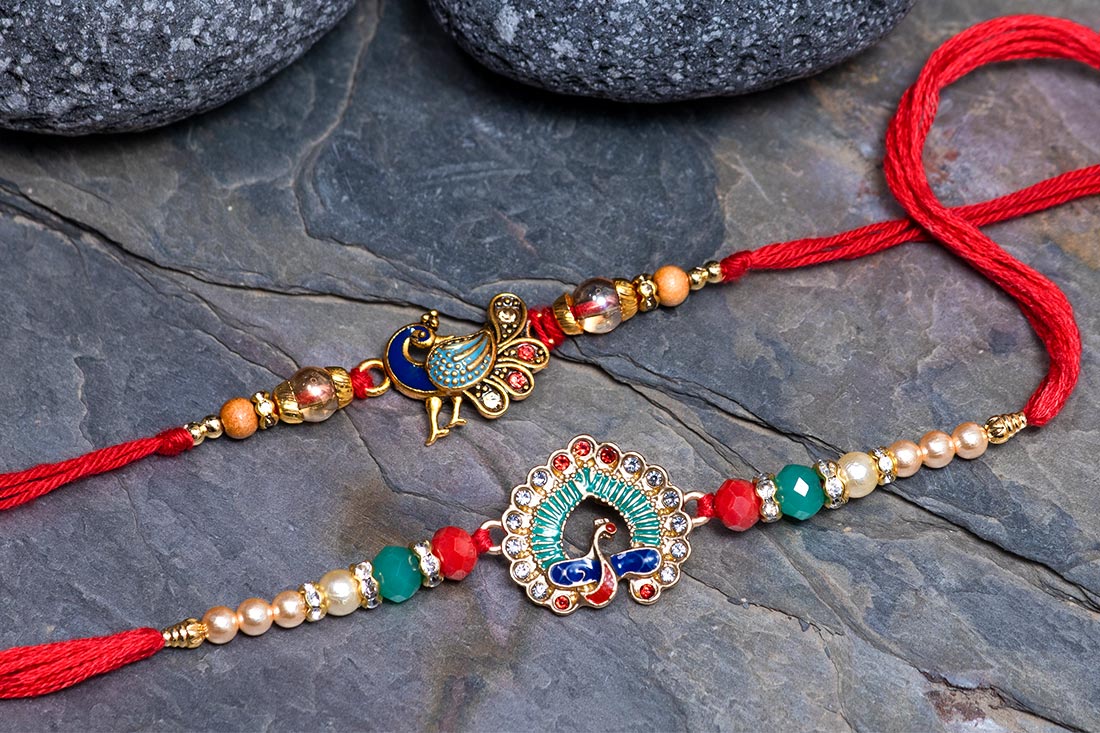Mayur rakhi combo Order Now