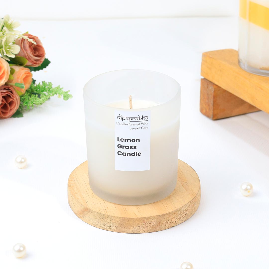 MDF Box Set With Flowers & Candle