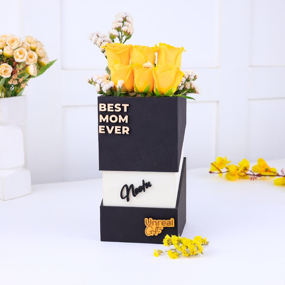 Buy Mom Forever Love N Yellow Roses
