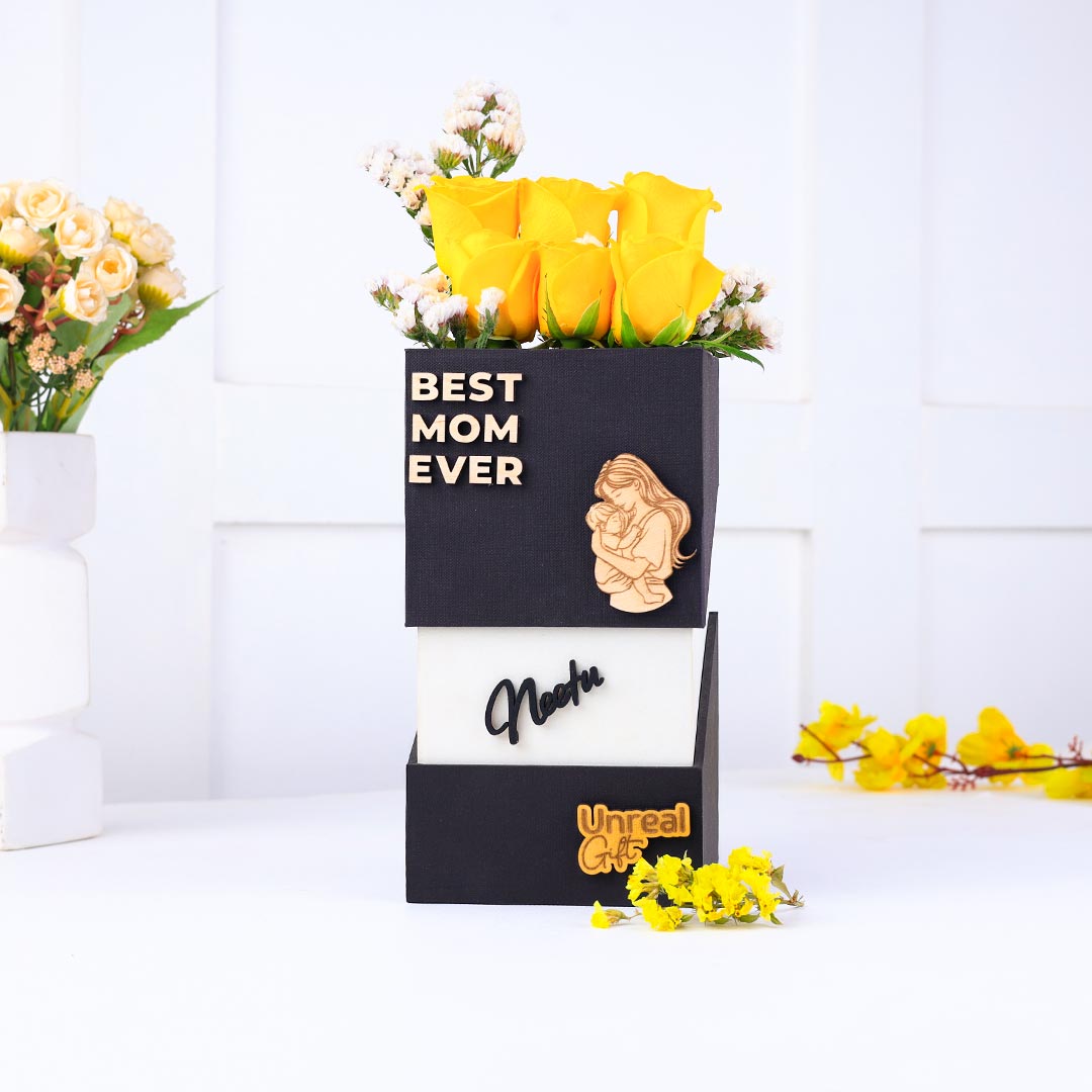 Mom Forever Love N Yellow Roses