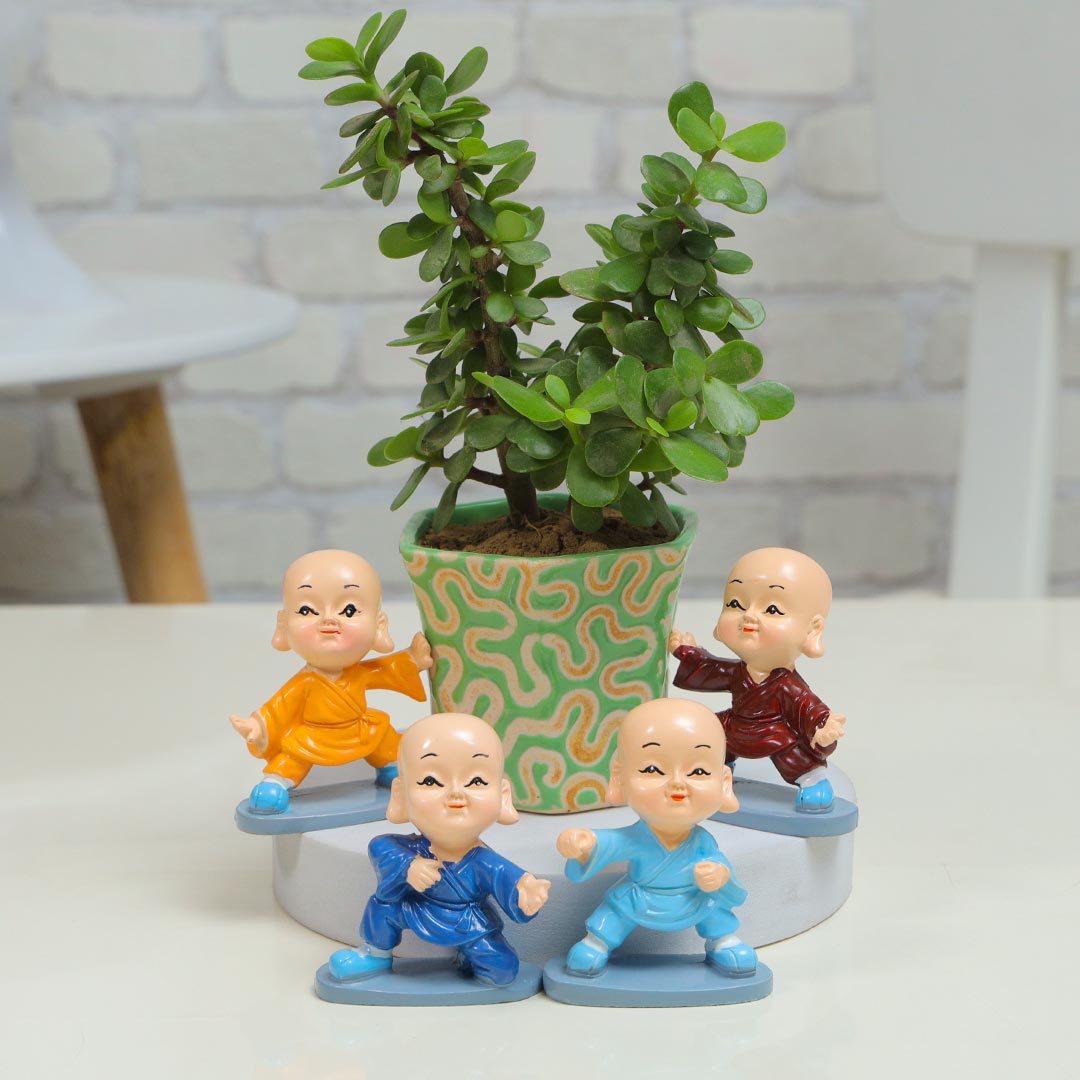 Monk & Ceramic Jade Gift Set