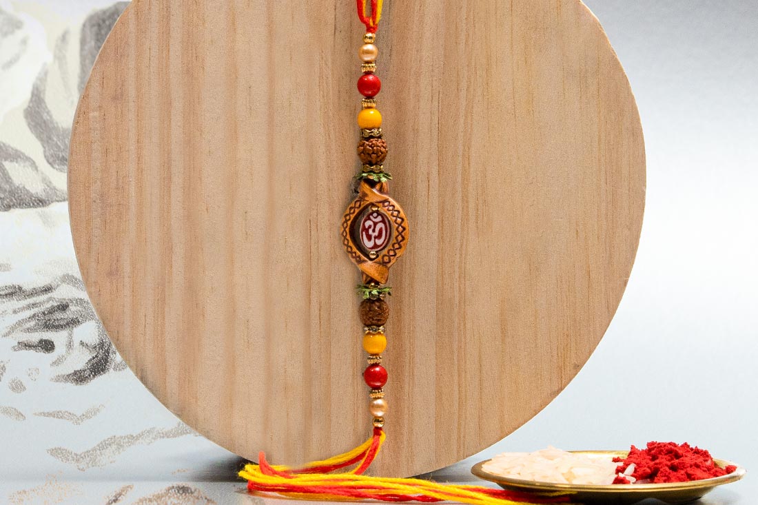 Om Rudraksh Rakhi