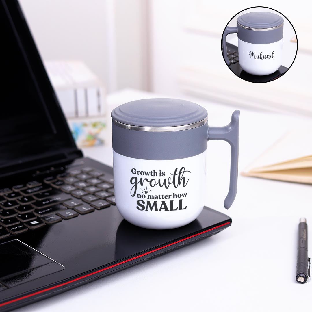 Open Handle Coffee Mug