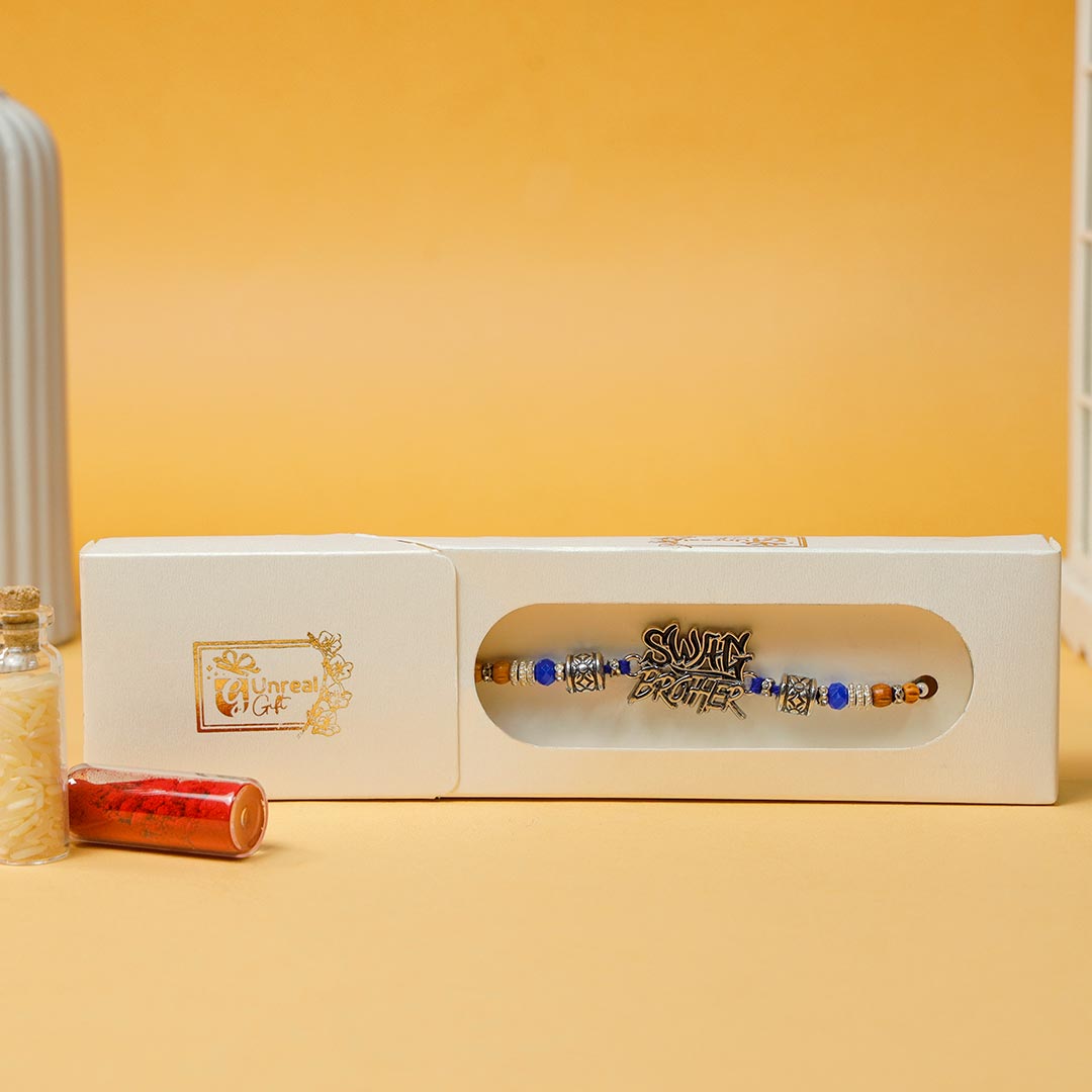 Ornament Rakhi With Men's Accessories