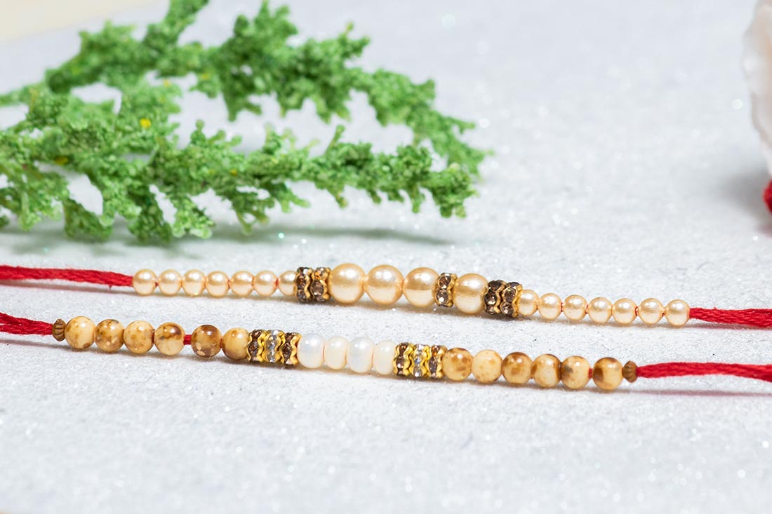 Pearl Double Dose Rakhi Send Now