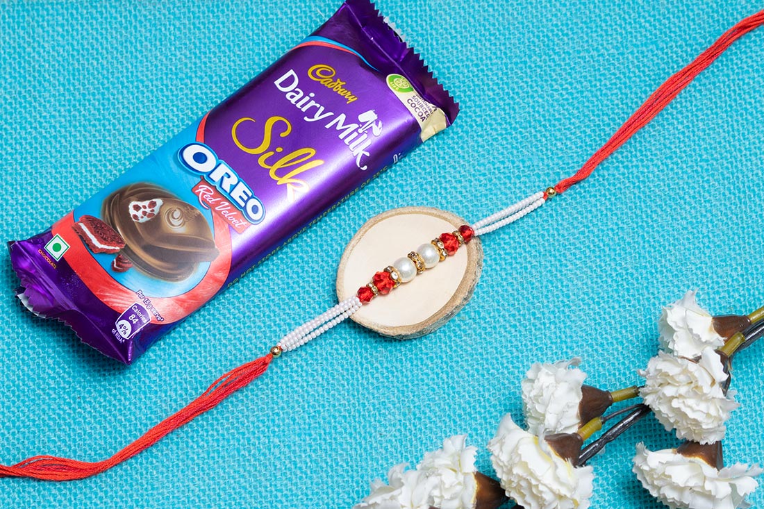 Pearl Rakhi Set