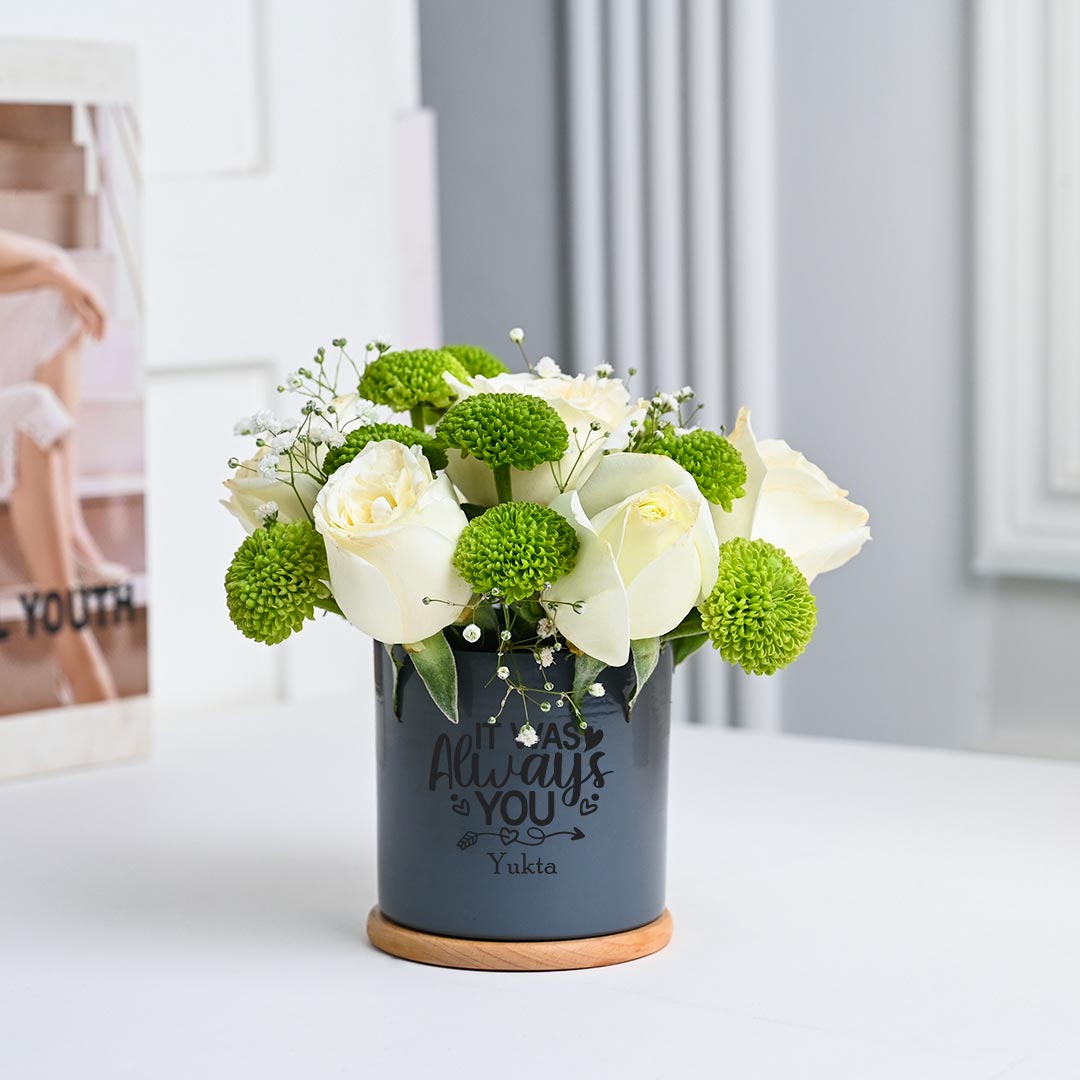 Order Bright Beauty White Roses