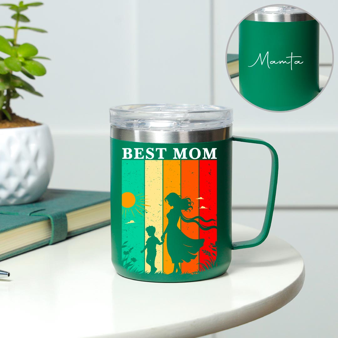 Buy Personalized Best Mom Travel Mug