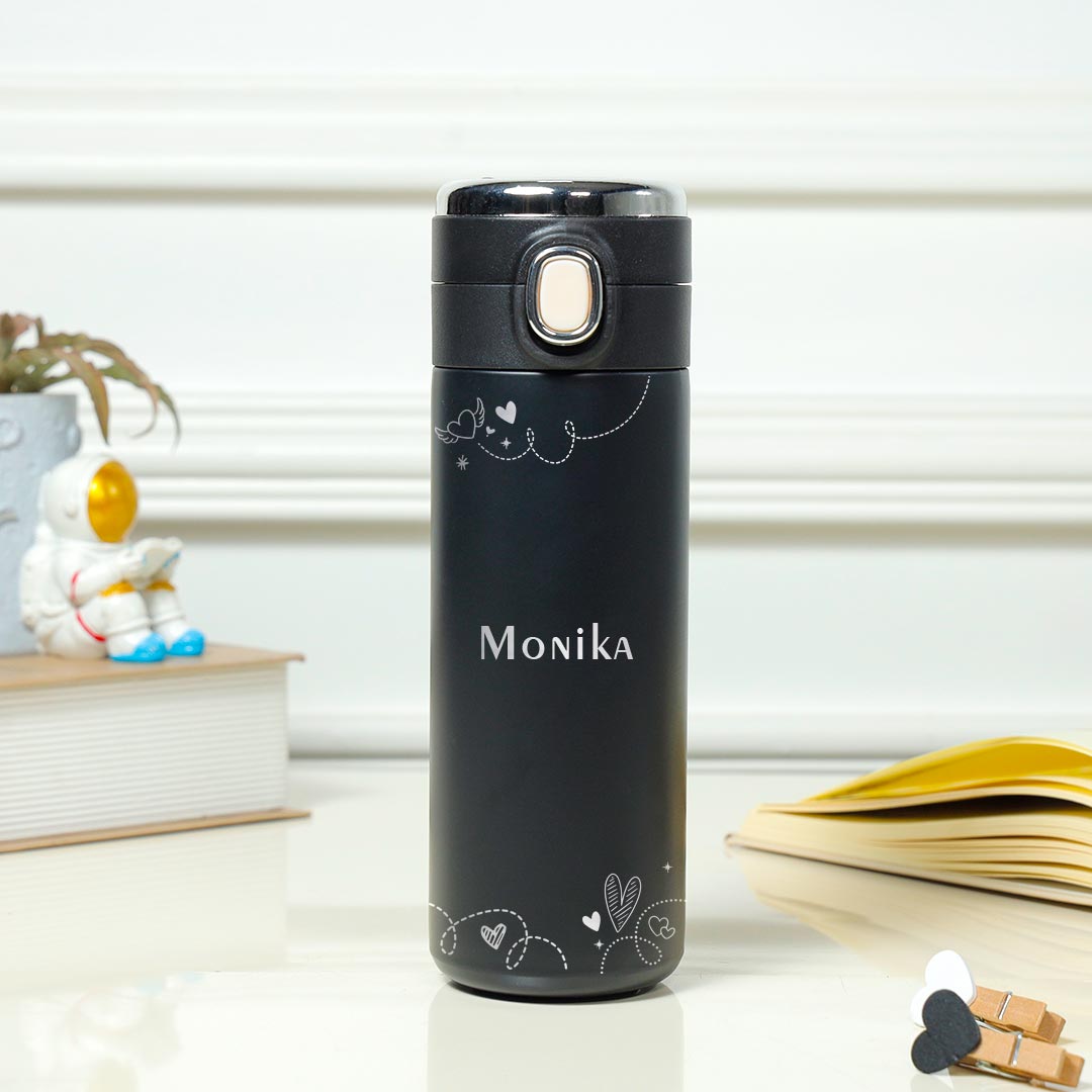 Order Personalized Black Led Temperature Tumbler Online