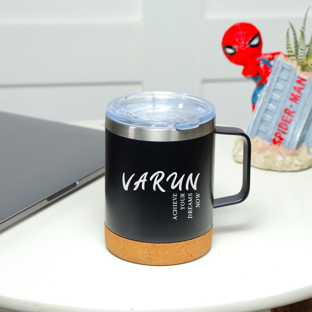 Order Personalized Cork Travel Mug