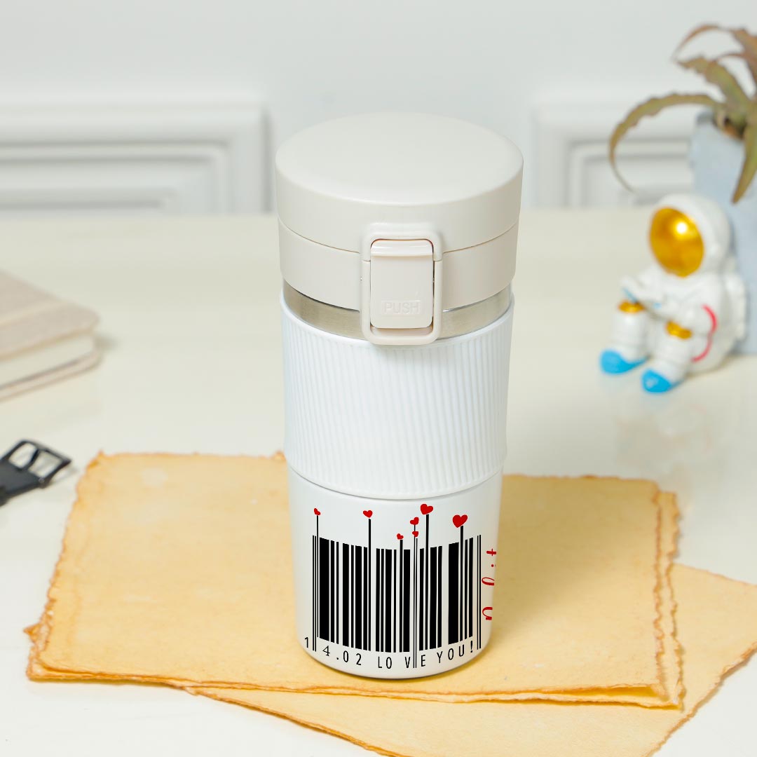 Personalized Love Barcode Insulated Tumbler