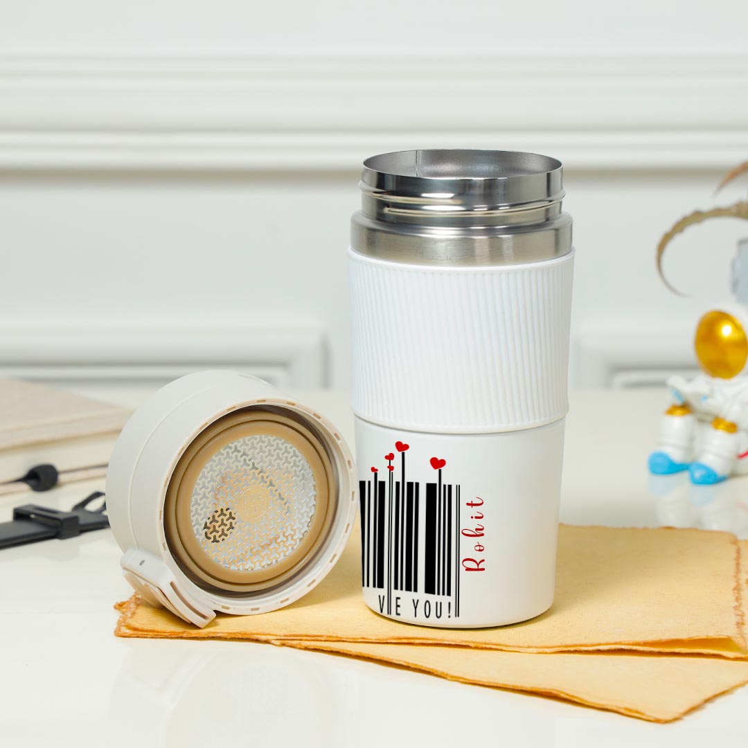 Personalized Love Barcode Insulated Tumbler