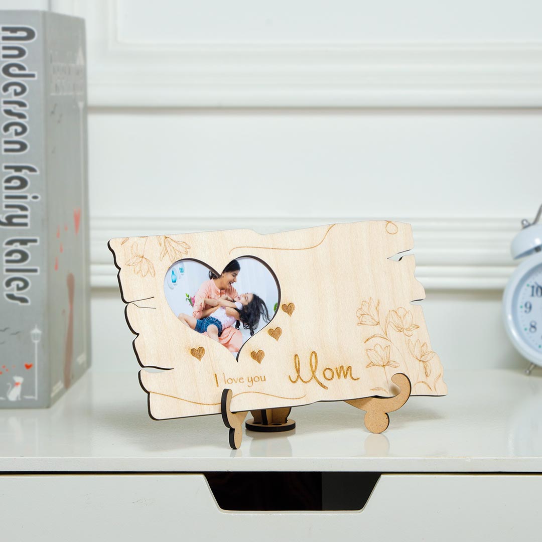 Personalized Love you mom Tabletop Photo Frame