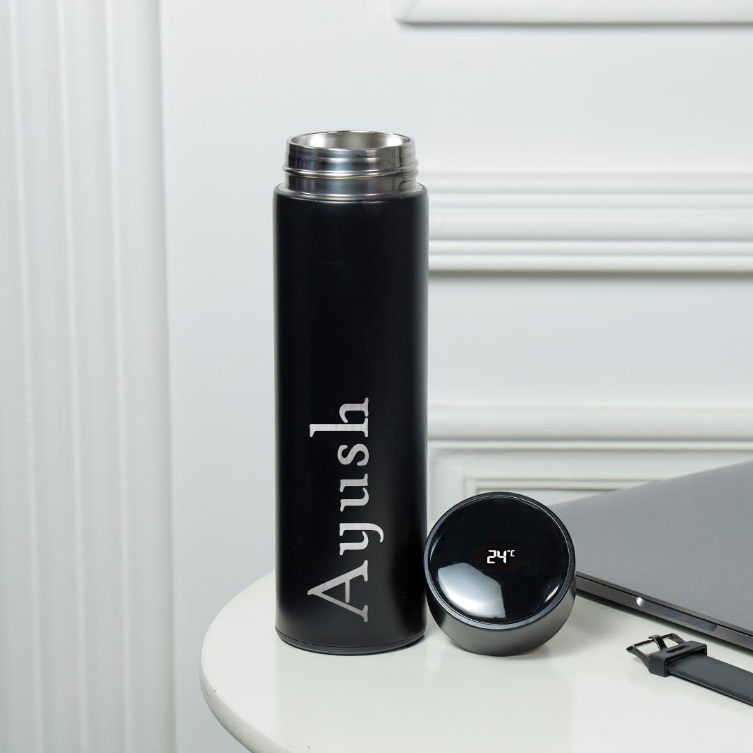 Buy Personalized Temperature Black Sipper Online