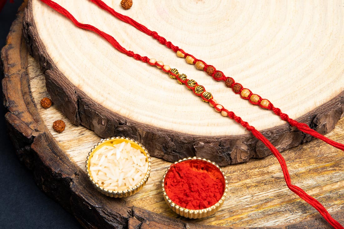 Spiritual rakhi combo