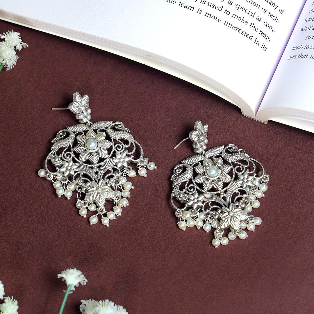 Buy Quirky Flower Design Earrings Online