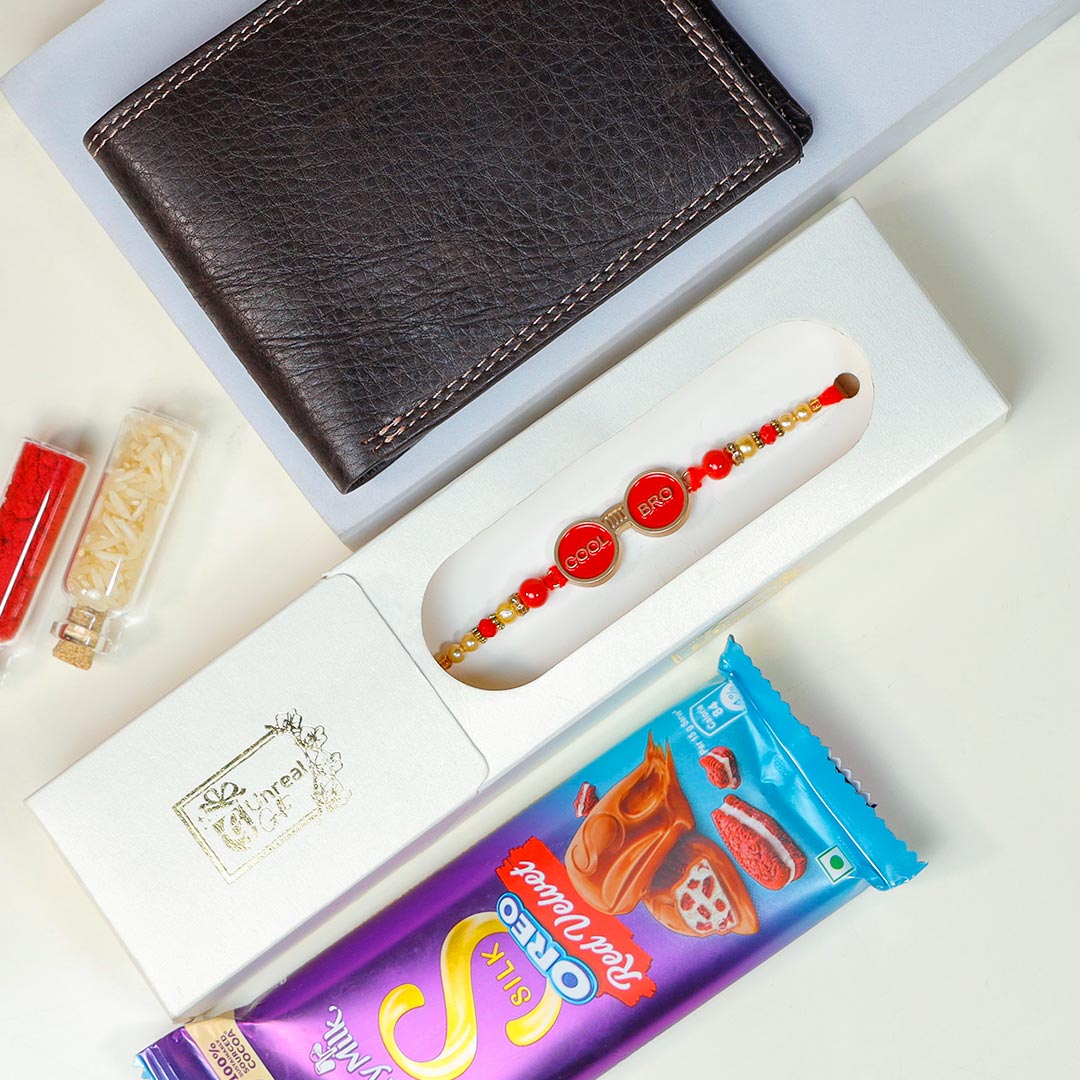 Quirky Rakhi with Wallet N Dairy Milk