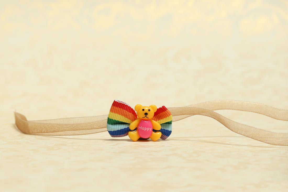 Ranbow and bear rakhi