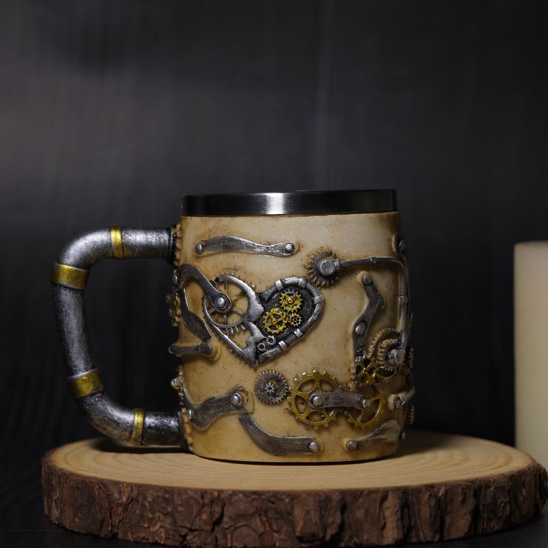 Robotic Skull coffee mug