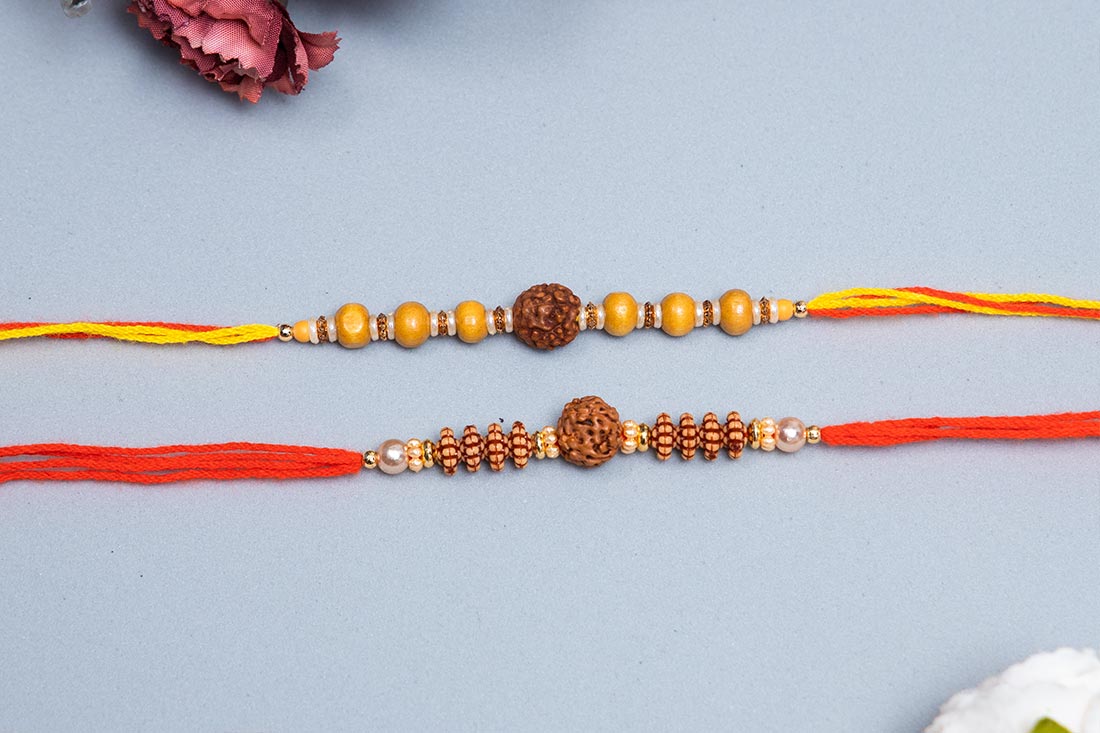 Rudraksh Rakhi Combo