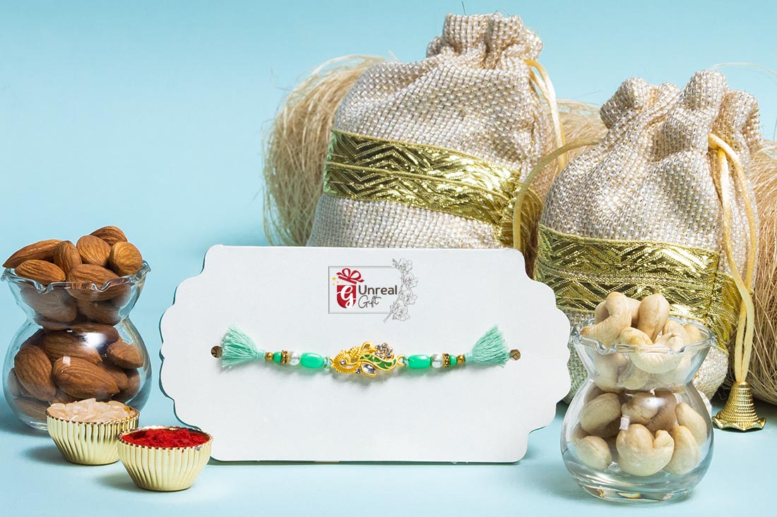Seagreen Designer Rakhi