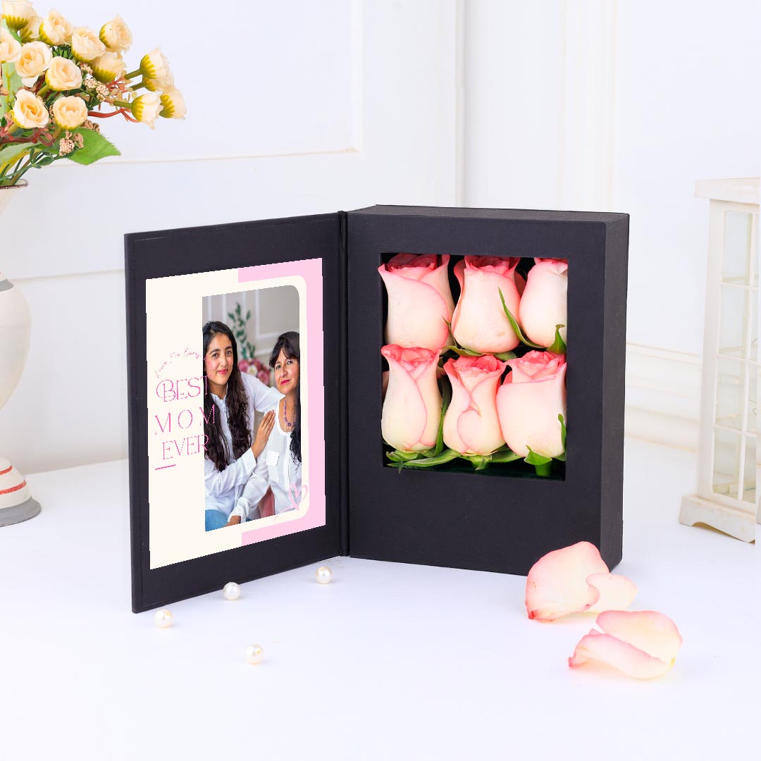Set Of Roses, Cakes N Frames For Mother