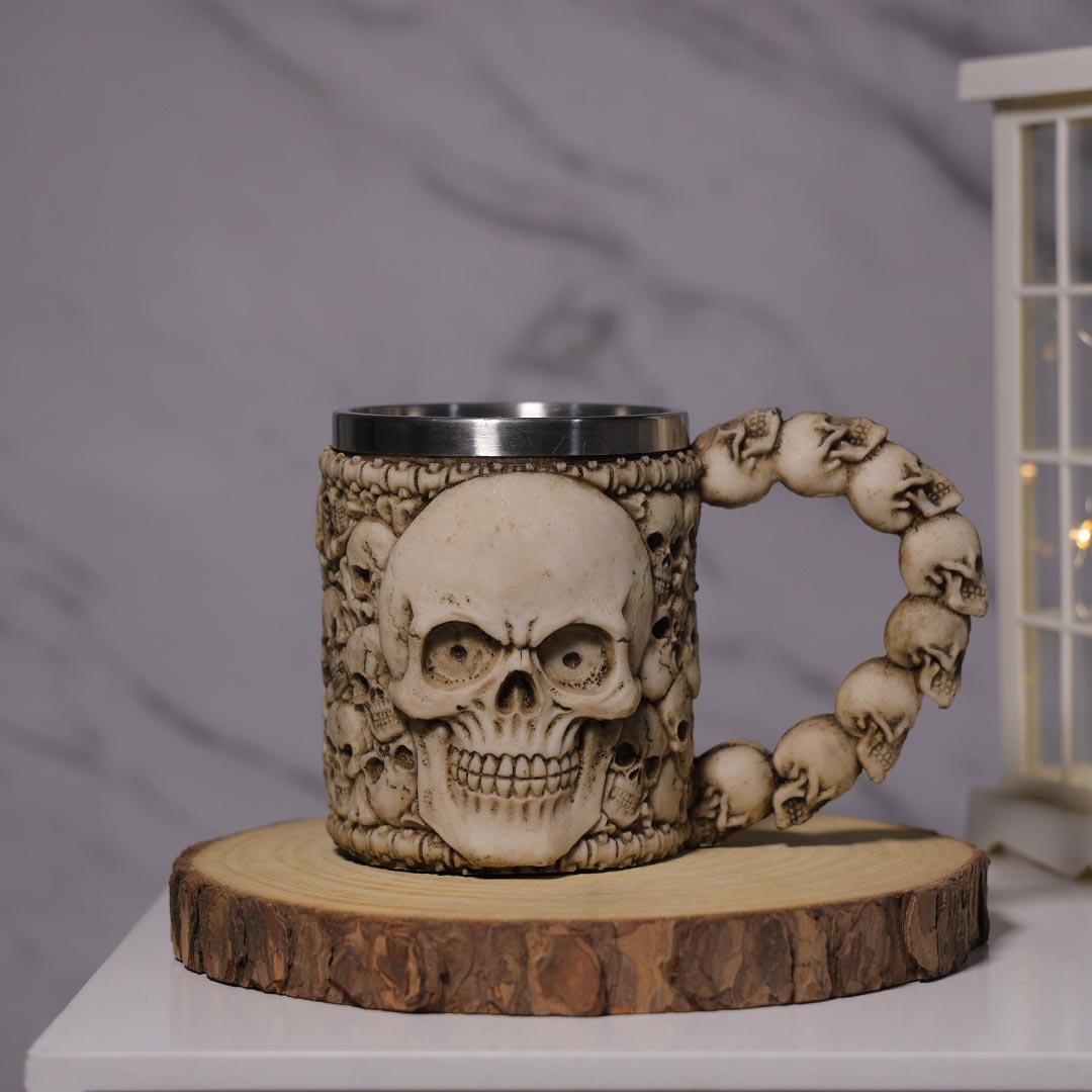 Skull Coffee Mug with attractive holder Buy Online