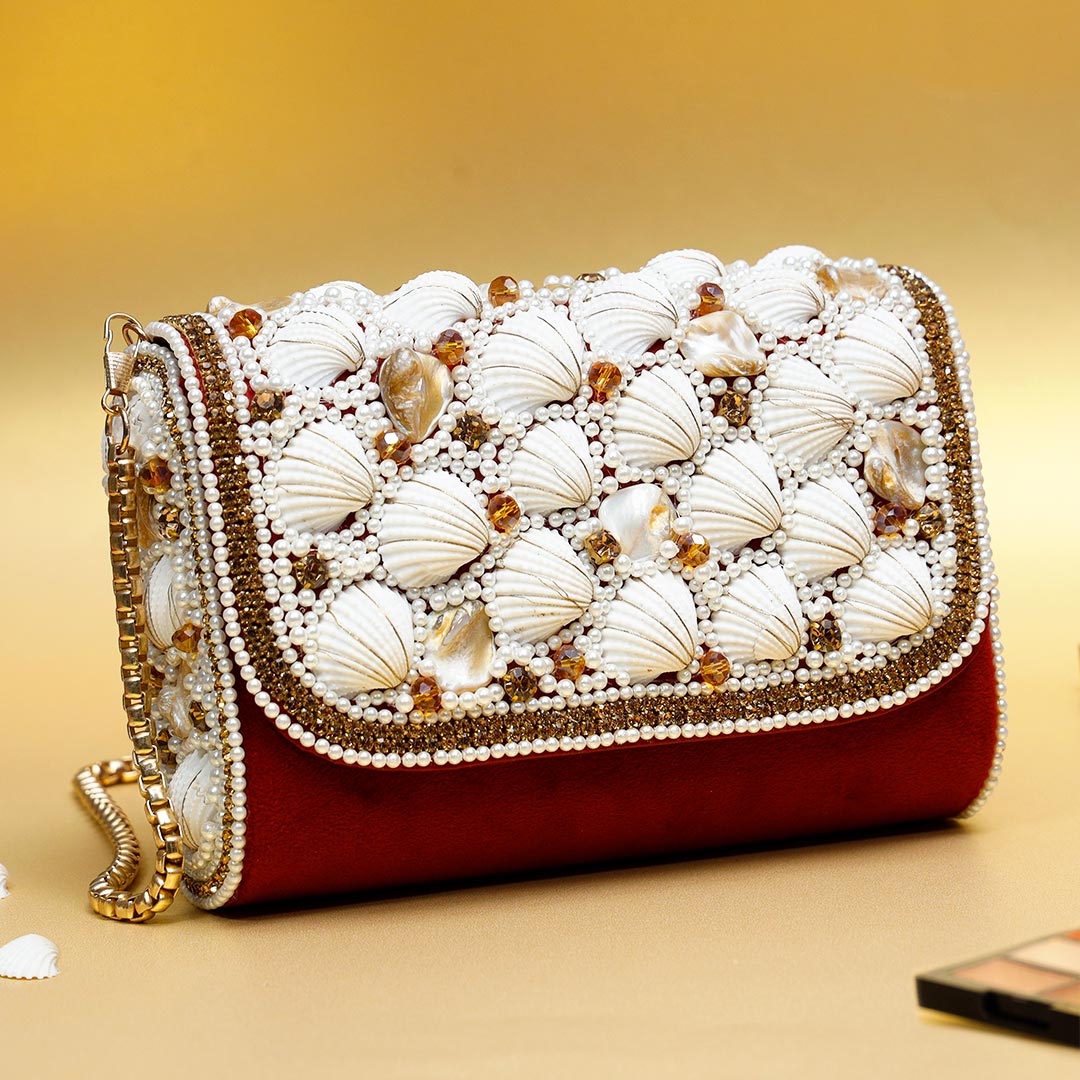 Statement Maker Sea Shell Purse Buy Online