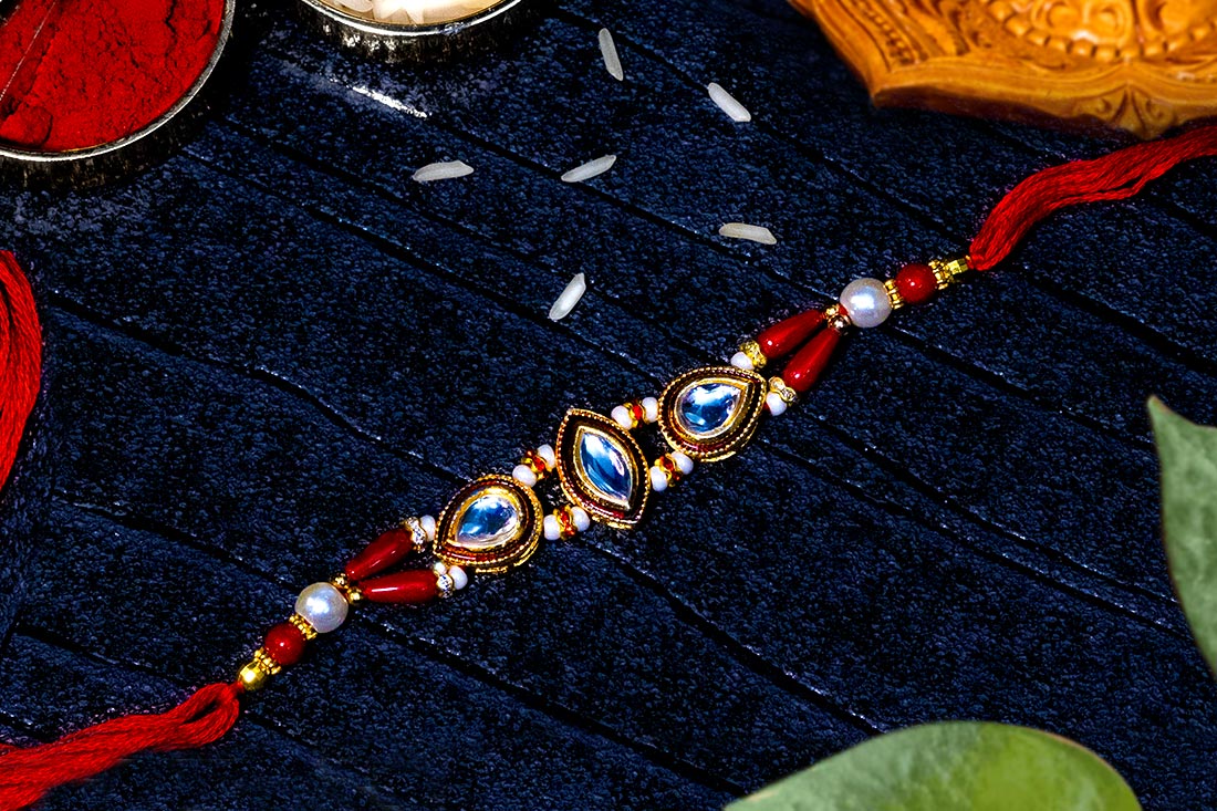 Sterling Golden Rakhi