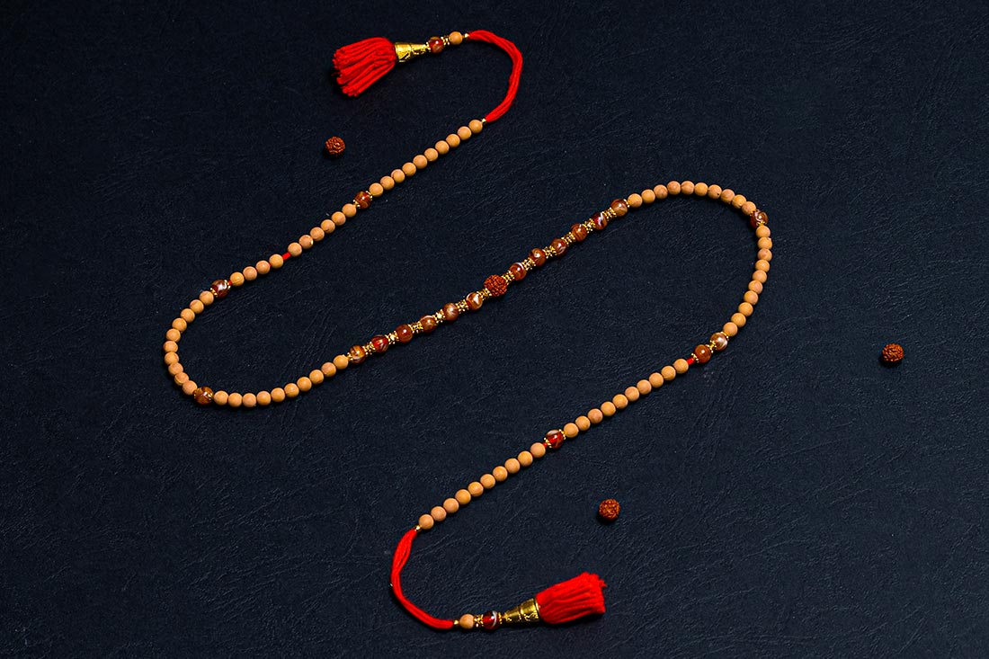 Traditional Rudraksh Rakhi